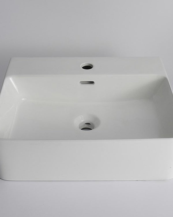 520x420x155mm Gloss White Wall Hung Basin