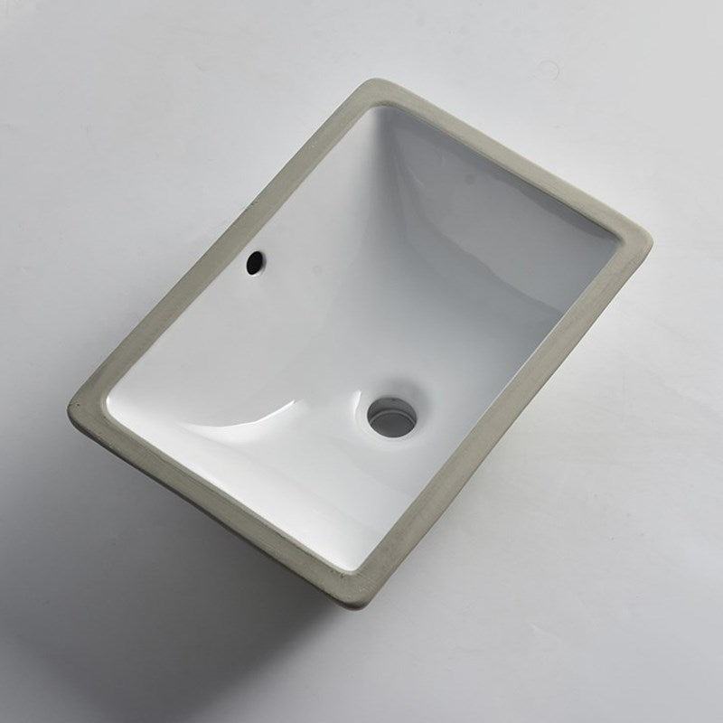 465x335x180mm Matte White Undermount Basin