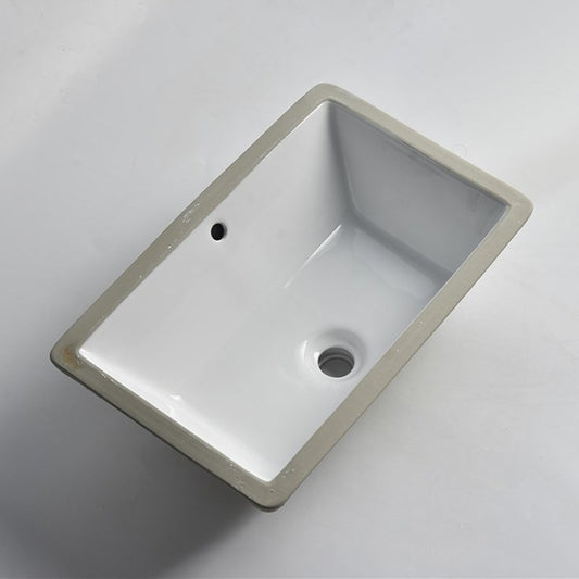 530x340x180mm Matte White Undermount Basin