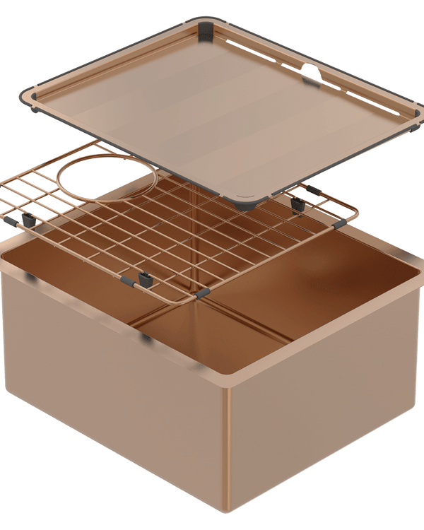 PIAZZA SGL BWL 390X445 + ACC - ARTISAN COPPER