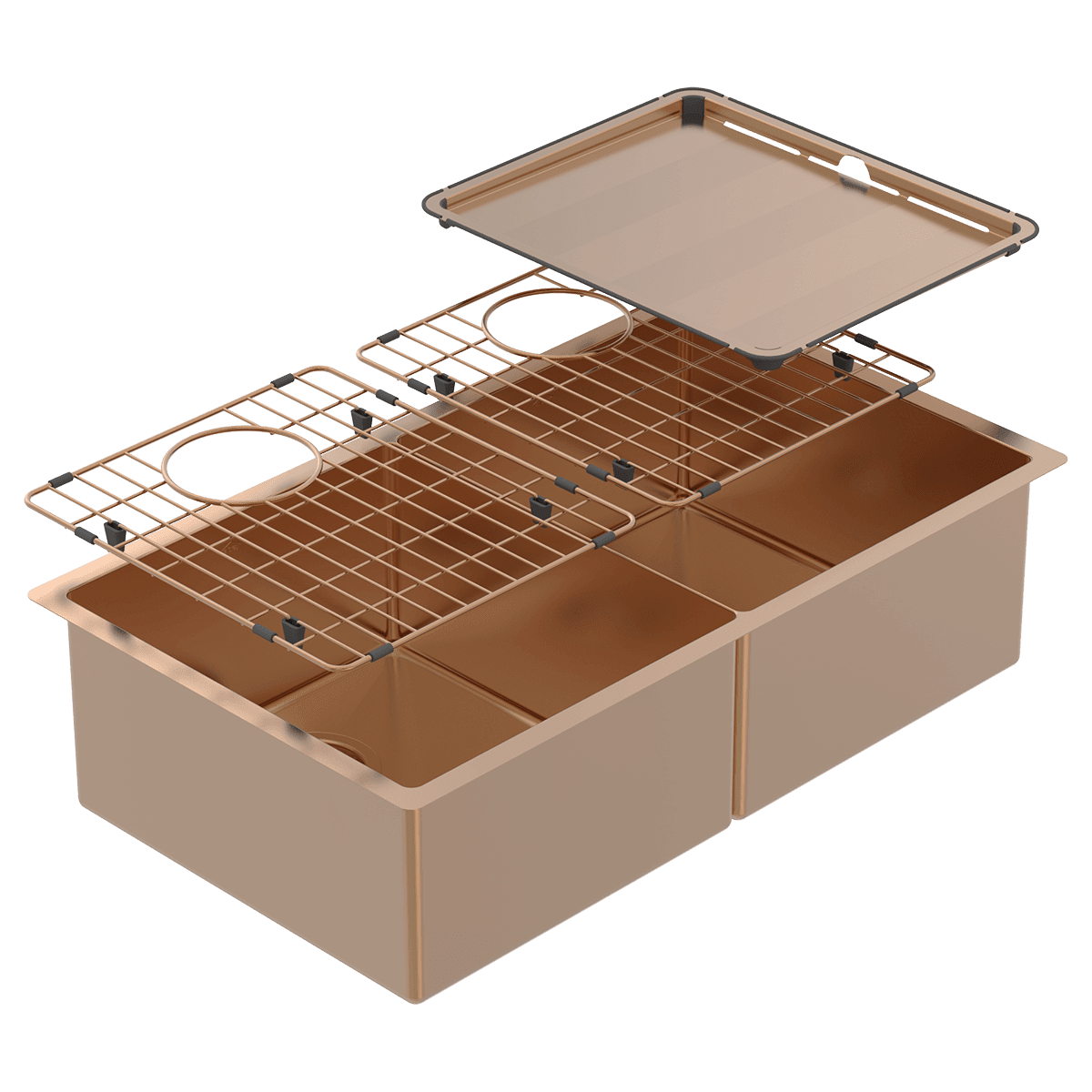 PIAZZA DBL BWL 758X445 + ACC - ARTISAN COPPER