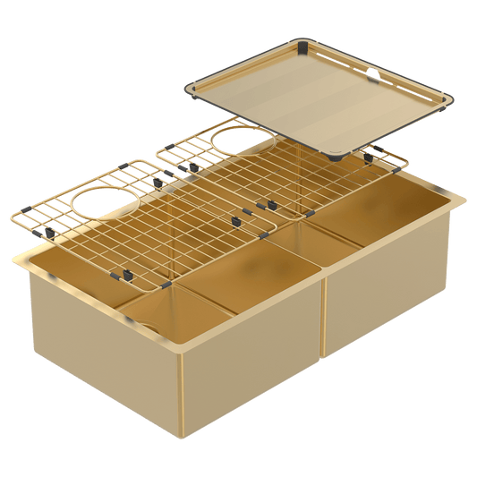 PIAZZA DBL BWL 758X445 + ACC - EUREKA GOLD