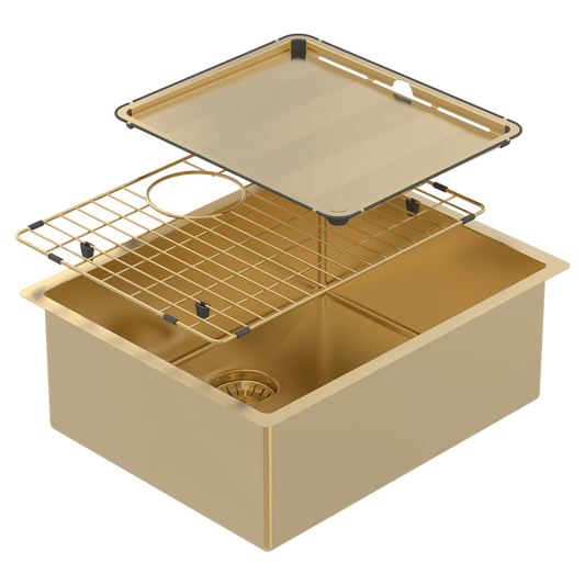 PIAZZA SGL BWL 545X445 + ACC - EUREKA GOLD