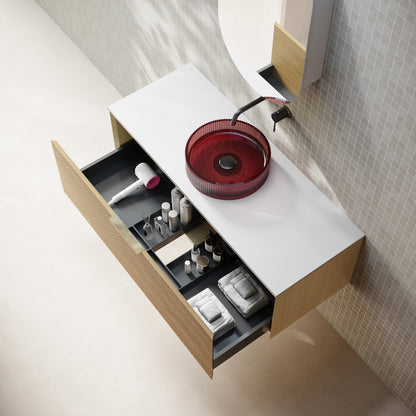 1200x465x390mm Relievo Oak