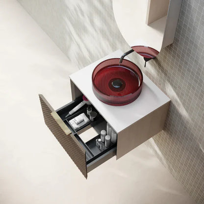 900x465x390mm Relievo Oak