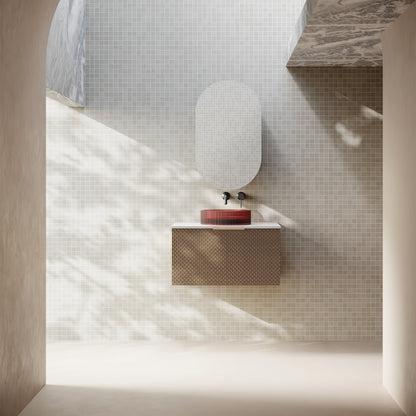 750x465x390mm Relievo Walnut