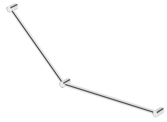 Mica Care Grab Rail - 45 Degree - 750x900mm Chrome