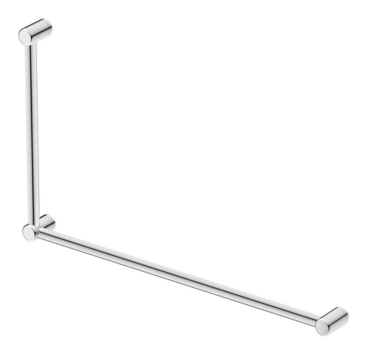 Mica Care Grab Rail - 90 Degree - 600x1000mm Chrome