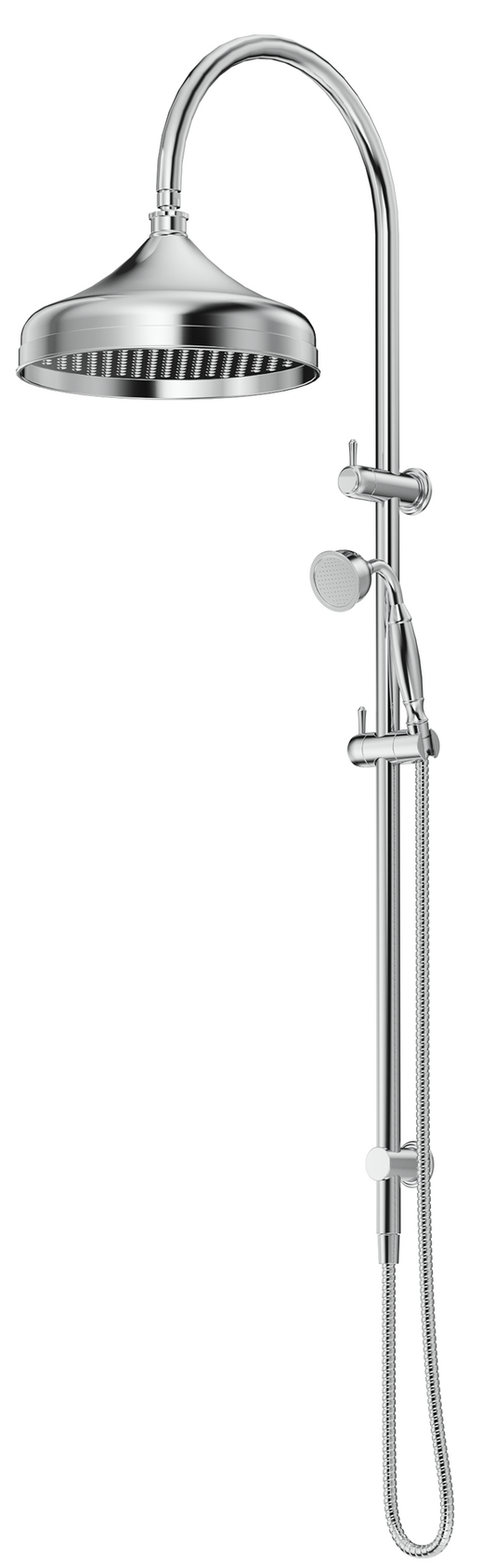 Mica Heritage Dual Shower Rail Chrome