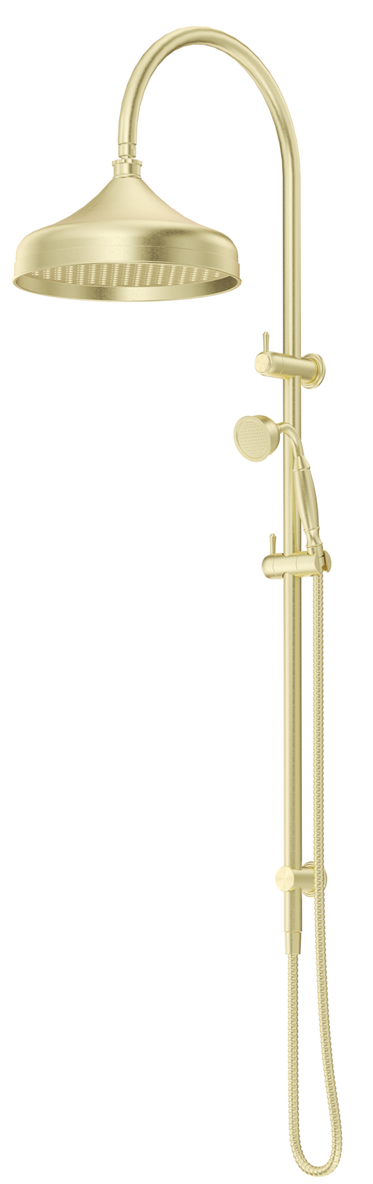 Mica Heritage Dual Shower Rail French Gold