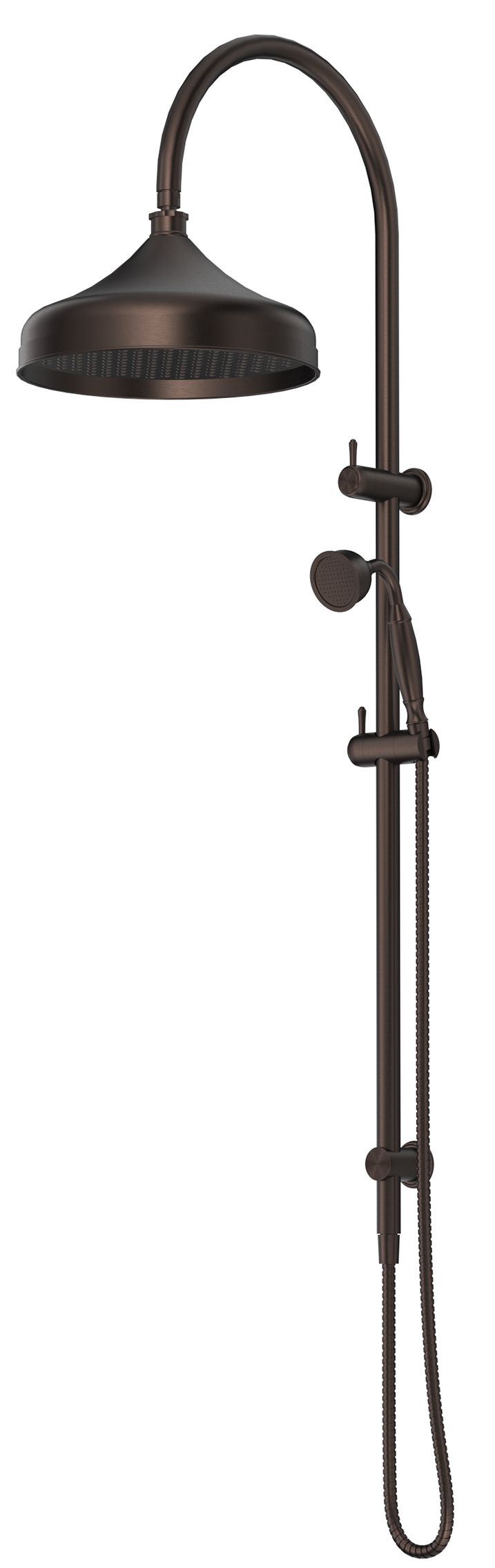 Mica Heritage Dual Shower Rail Dusk Bronze