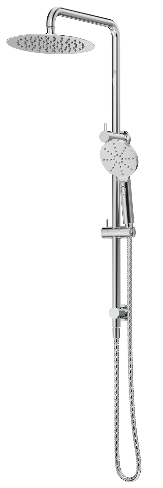Mica Dual Shower Rail Chrome