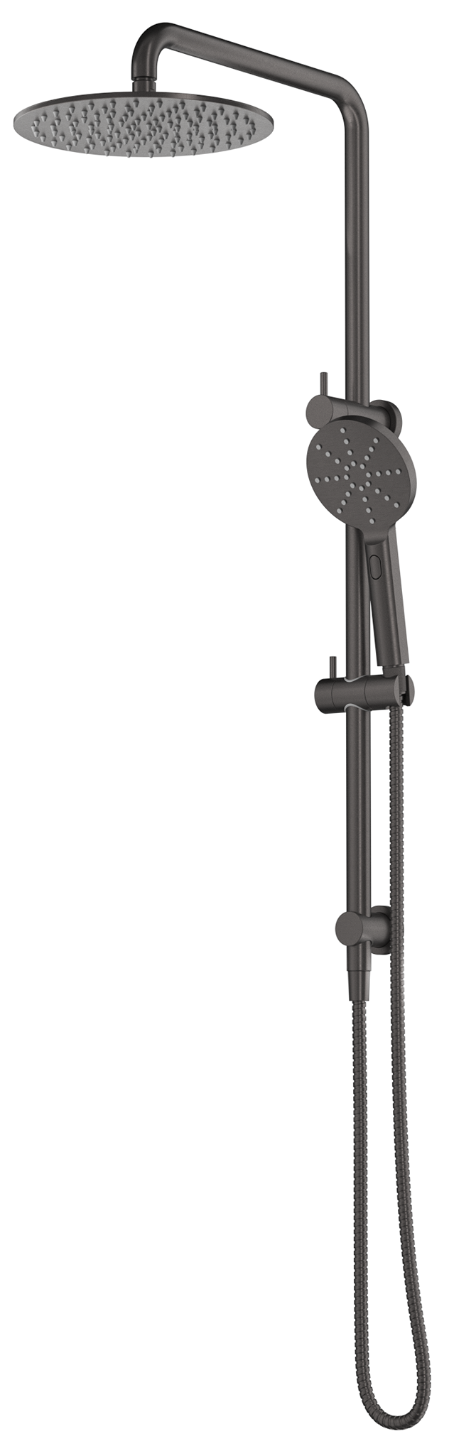 Mica Dual Shower Rail Gunmetal
