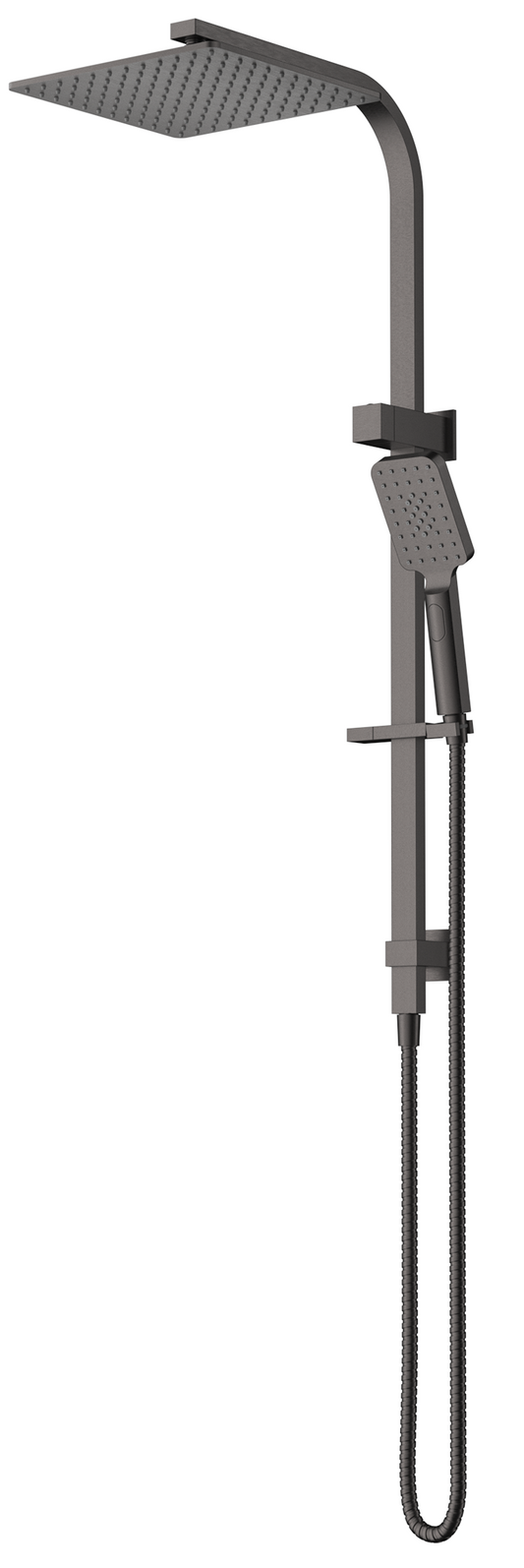 Cresta Dual Shower Rail Gunmetal