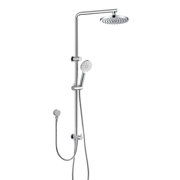Mica Dual Shower Rail - RetroFit Chrome