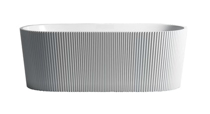 Agena Fluted Acrylic Free-Standing Bath LK-FA