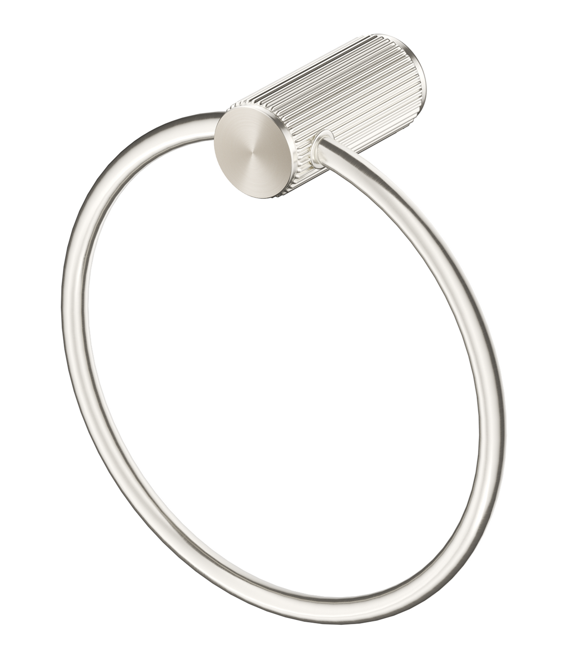Mica Fluted Towel Ring Brushed Nickel