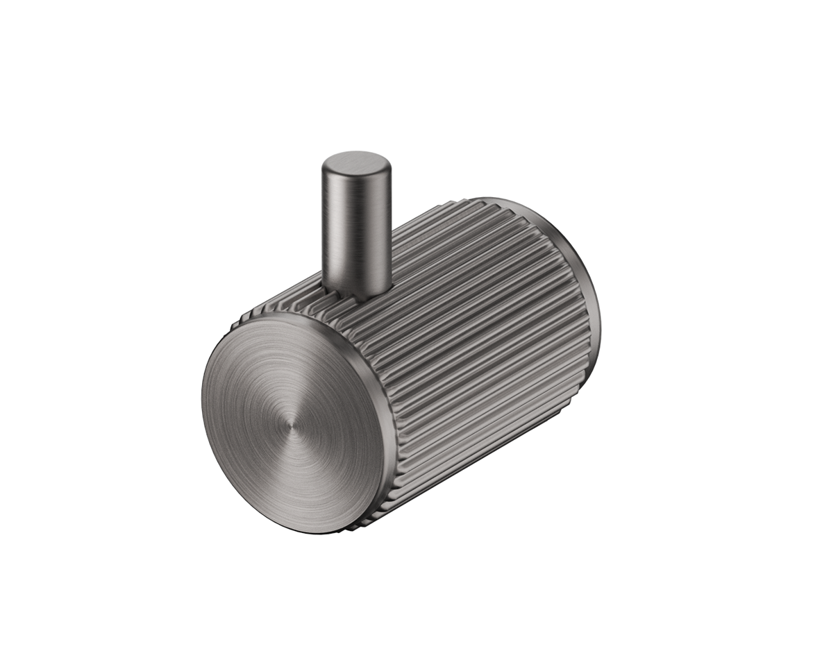 Mica Fluted Robe Hook Gunmetal