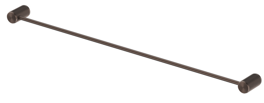 Mica Fluted Single Towel Rail Dusk Bronze