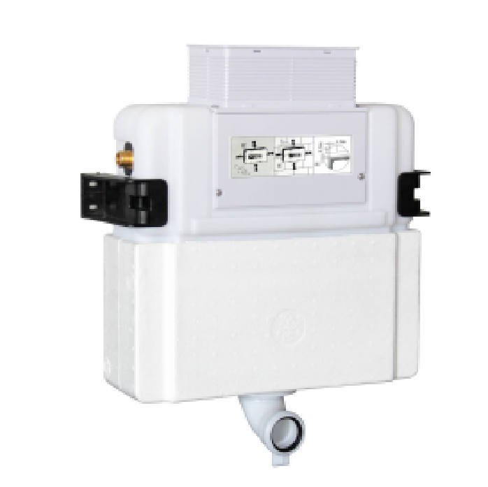 R&T Frameless Low Height In-wall Cistern G3005AB