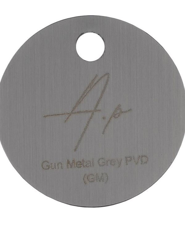 Brushed Gun Metal Grey Color Sample
