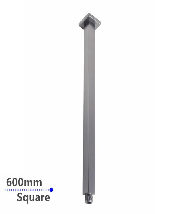 600mm Gunmetal Ceiling Shower Arm