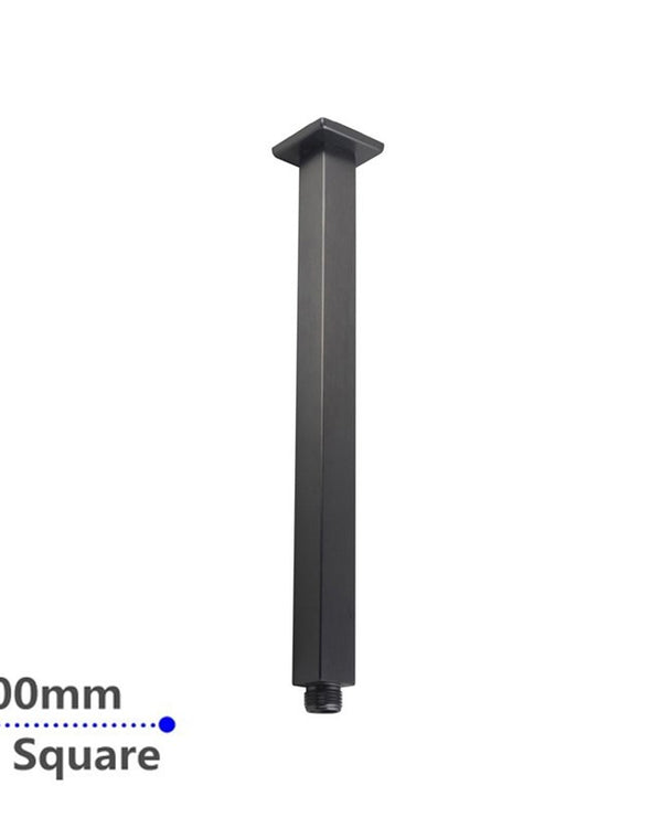 400mm Gunmetal Ceiling Shower Arm