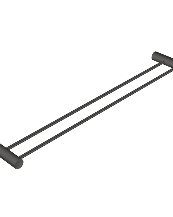 600mm Gunmetal Double Towel Rail