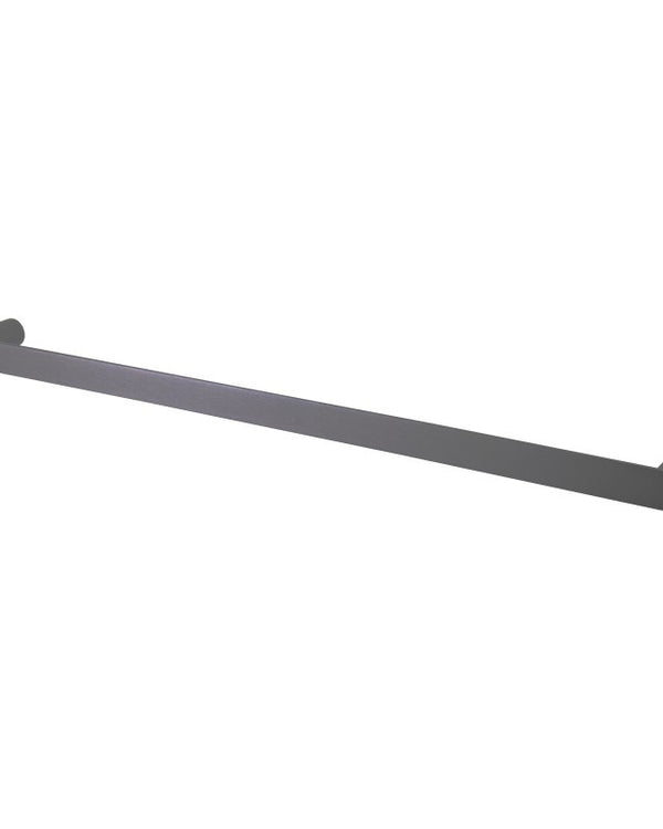 RUSHY - 800mm Gunmetal Single Towel Rail