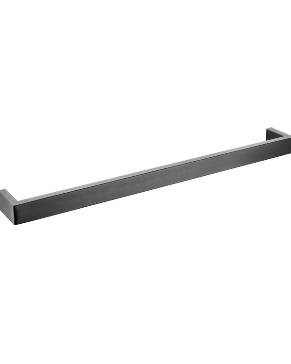 IVANO - 600mm Gunmetal Single Towel Rail