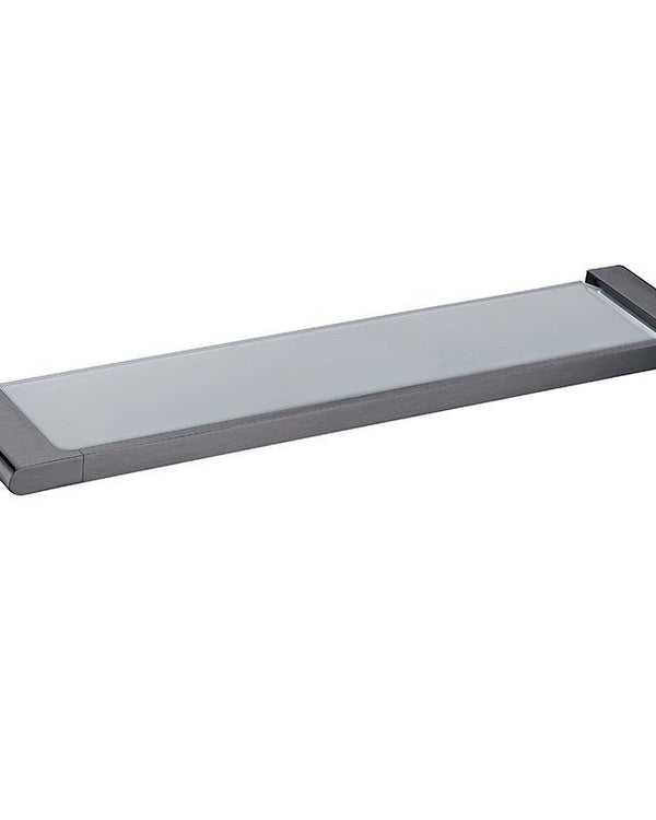 VOG - Gunmetal Glass Shelf