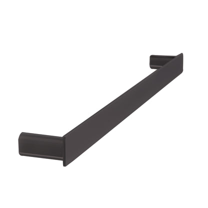 The Gabe 800mm Single Towel Rail - Gun Metal