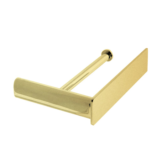 The Gabe Toilet Roll Holder - Brushed Gold