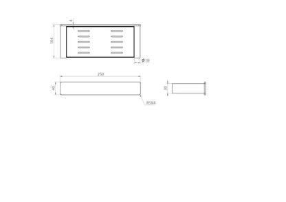 The Gabe Soap Holder - Matte Black
