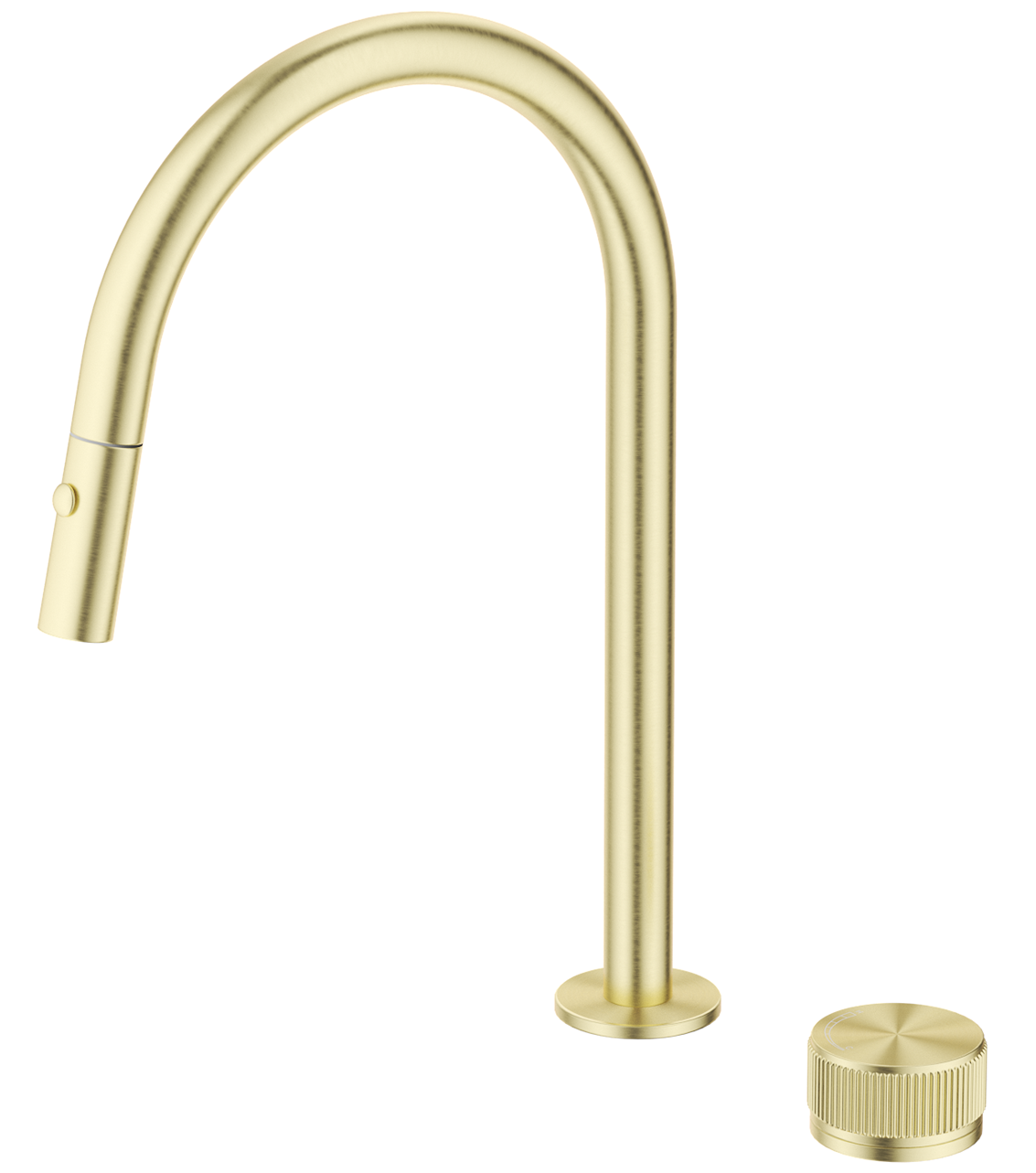 Mica Fluted Pull-Out Hob Mixer Set French Gold