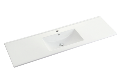 Bali Matte White 1500mm Wall Hung Vanity with Ceramic Top