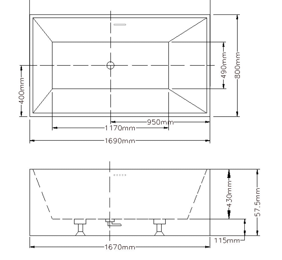 Kliff Multifit Free Standing Bath LK-KF