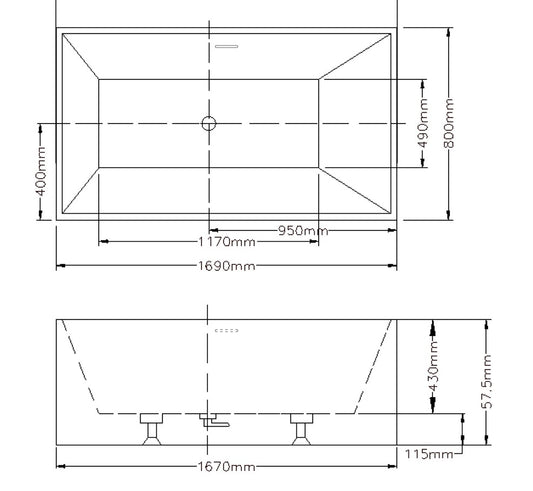 Kliff Multifit Free Standing Bath LK-KF