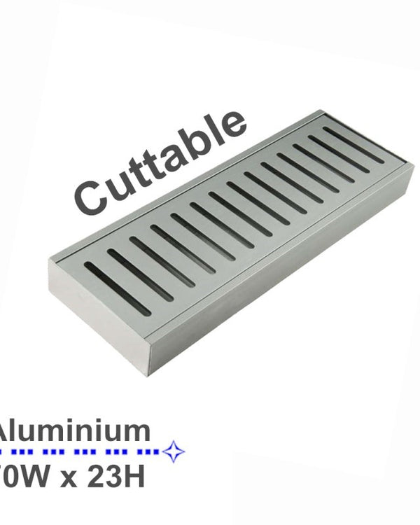 100x70x23mm Chrome Floor Grate