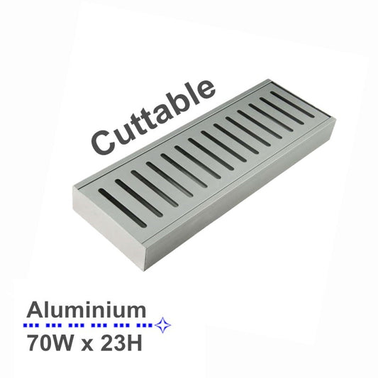 100x70x23mm Chrome Floor Grate