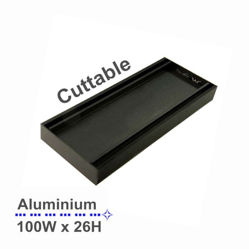 100x100x26mm Black Gold Tile Insert Grate