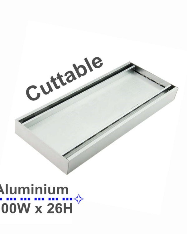 100x100x26mm Chrome Gold Tile Insert Grate