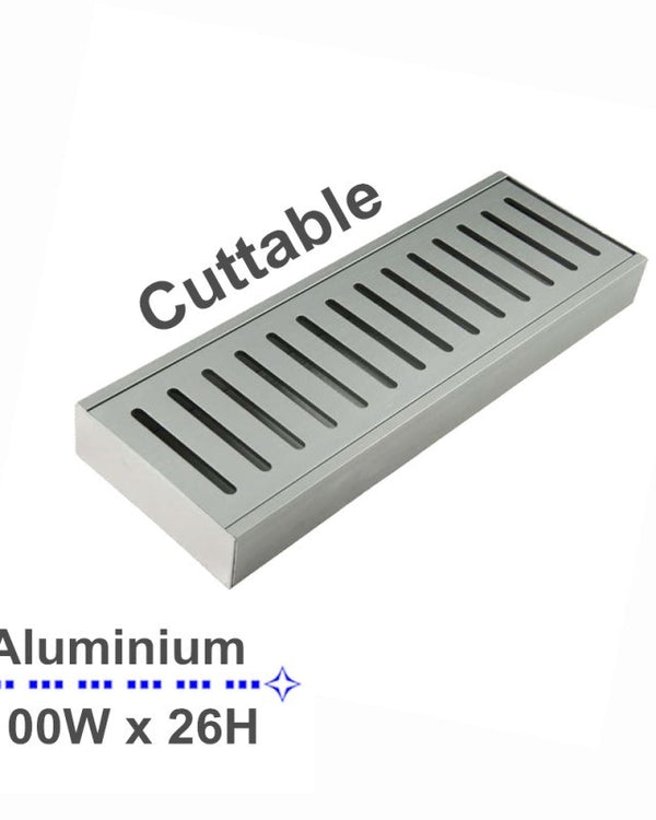 100x100x26mm Chrome Floor Grate