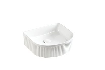 Arco Flueted Fine Ceramic Above Counter Basin LK-AFA400