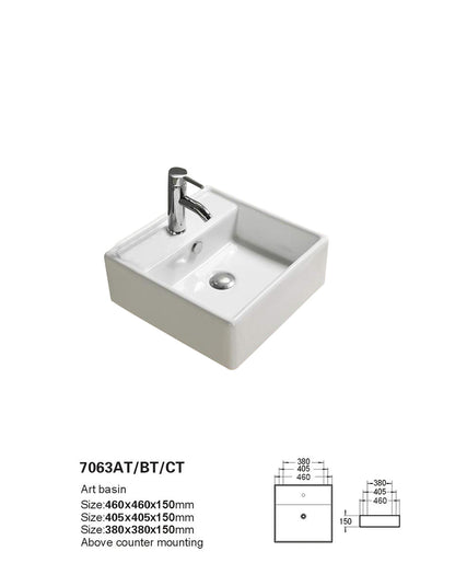 Crete  Fine Ceramic Wall Hung /Above Basin LK-CW