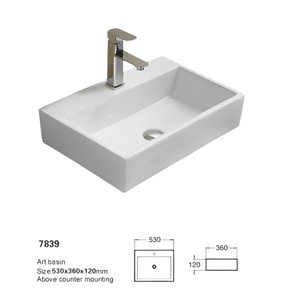 Crete  Fine Ceramic Wall Hung /Above Basin LK-CW