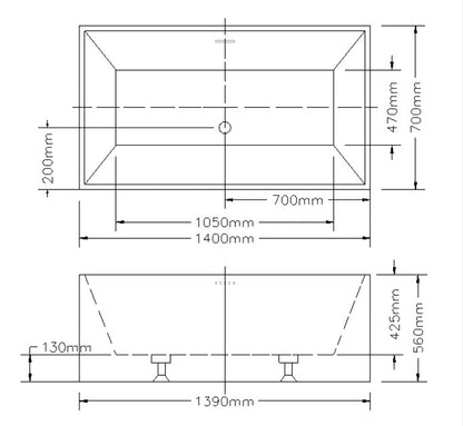Kliff Multifit Free Standing Bath LK-KF