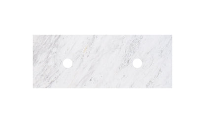 Carrara White Marble Stone Top