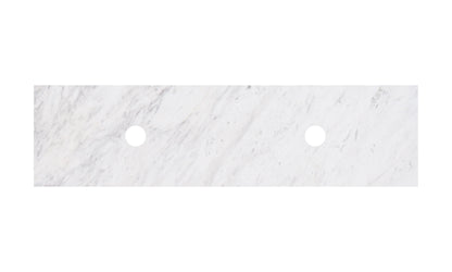 Carrara White Marble Stone Top