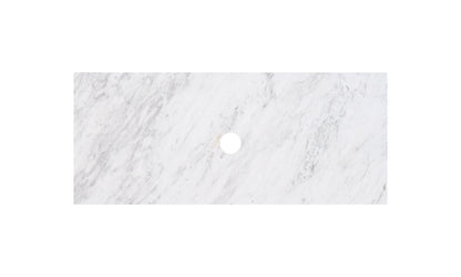 Carrara White Marble Stone Top